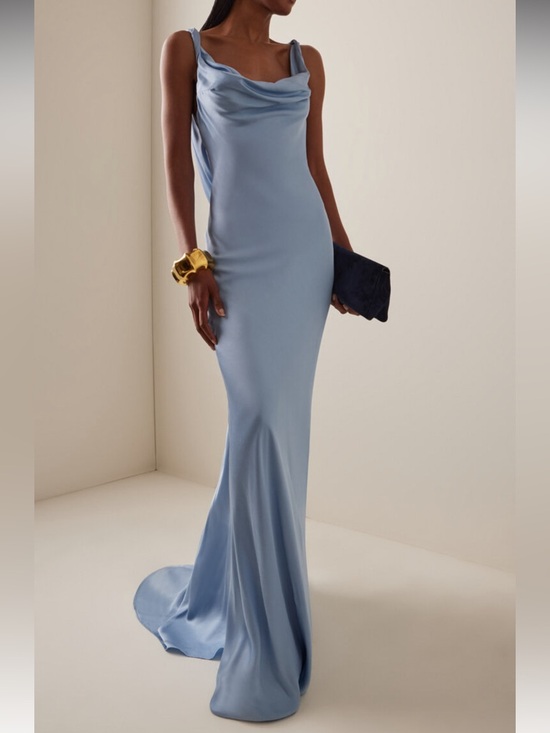 Arcina Ori Dresses & Skirts - Arcina Ori Darcy Open back satin maxi dress